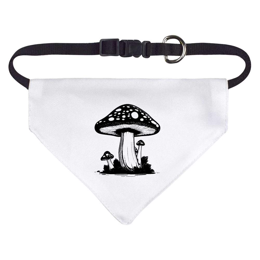 'mushroom' Dog / Cat / Pet Bandana (PD042607)