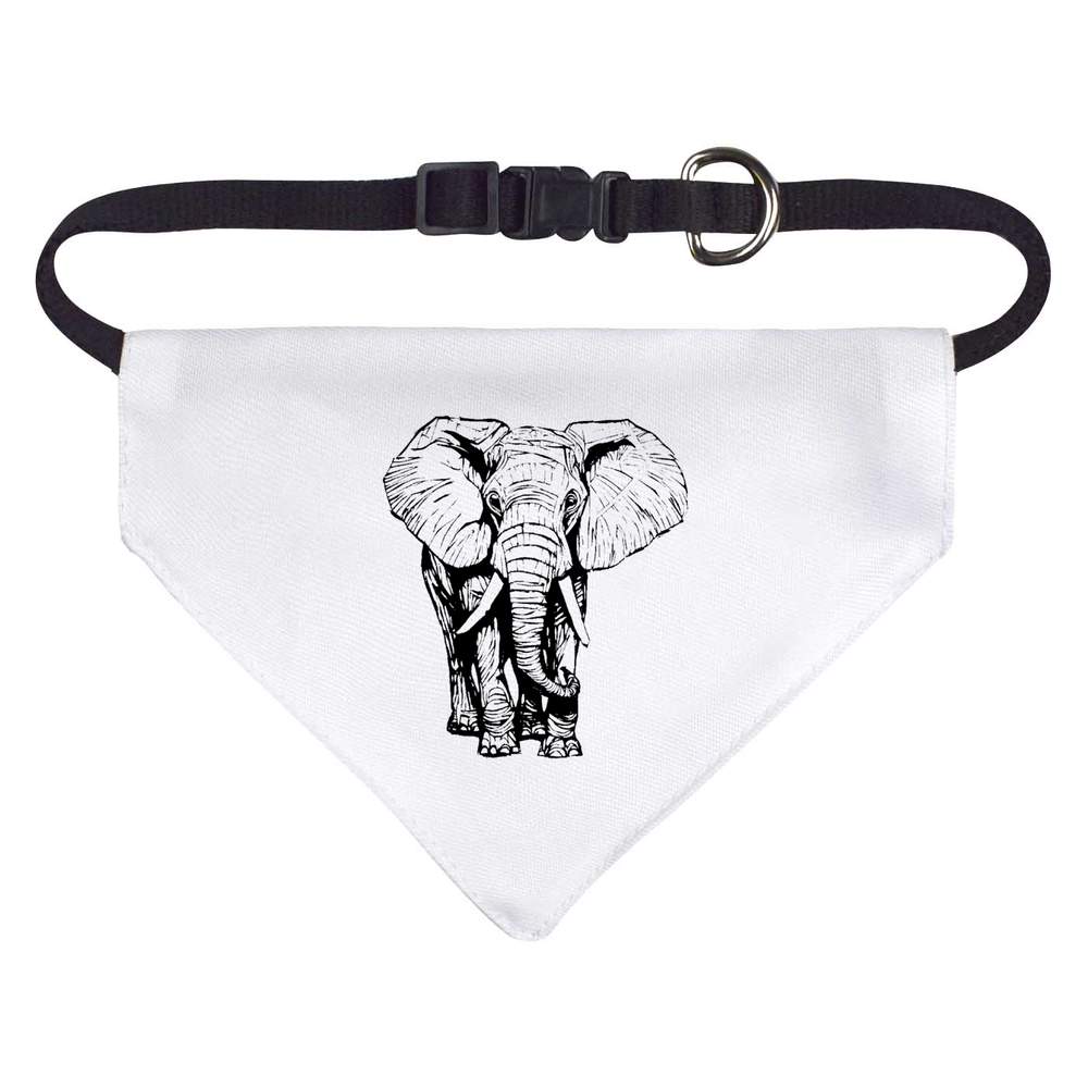 'Elephant' Dog / Cat / Pet Bandana (PD043175)