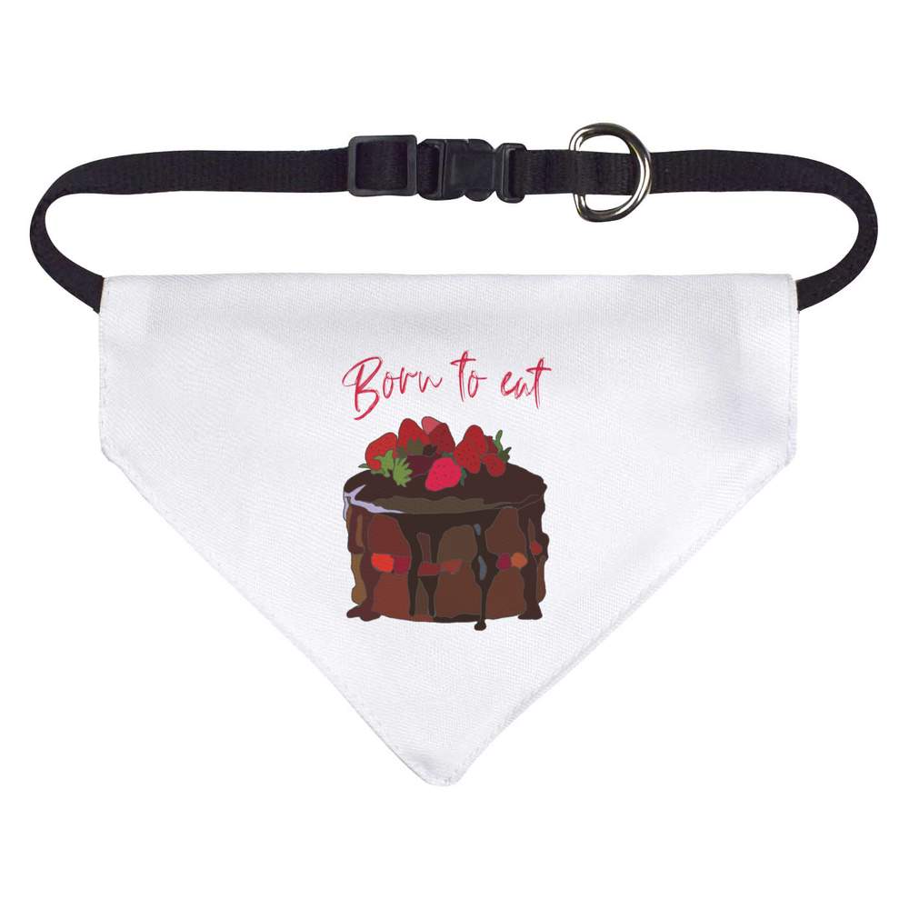 'Born to eat Chocolate Cake ' Dog / Cat / Pet Bandana (PD044752)