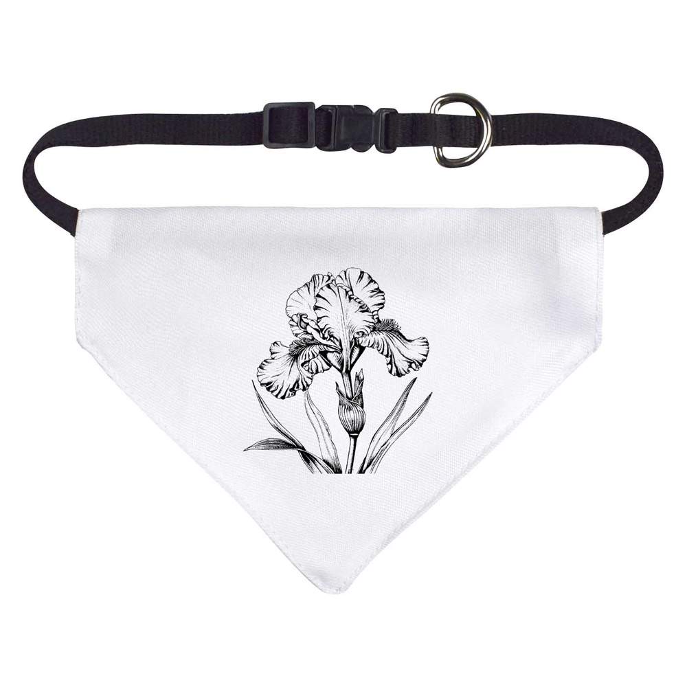 'Iris Flower' Dog / Cat / Pet Bandana (PD045529)