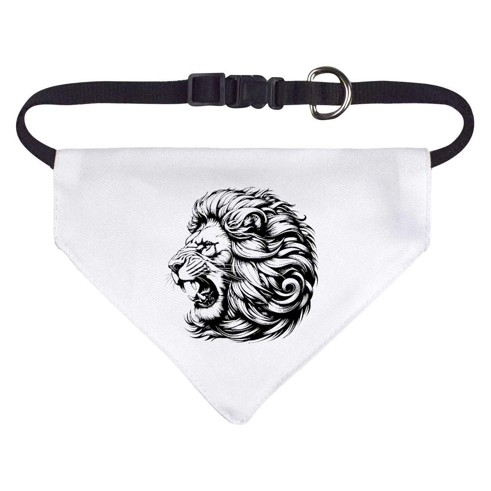 'Lion Head' Dog / Cat / Pet Bandana (PD045623)