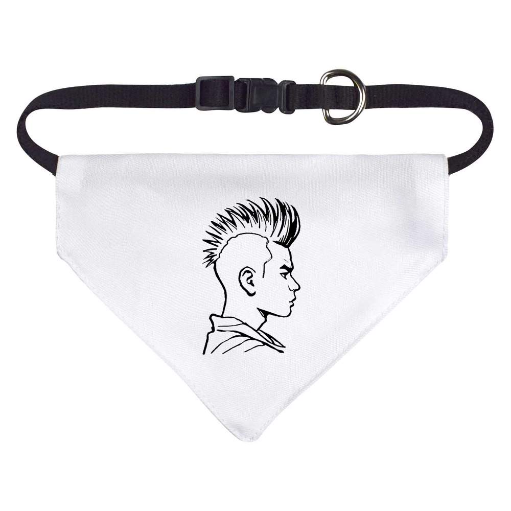 'Mohawk Hairstyle' Dog / Cat / Pet Bandana (PD046096)