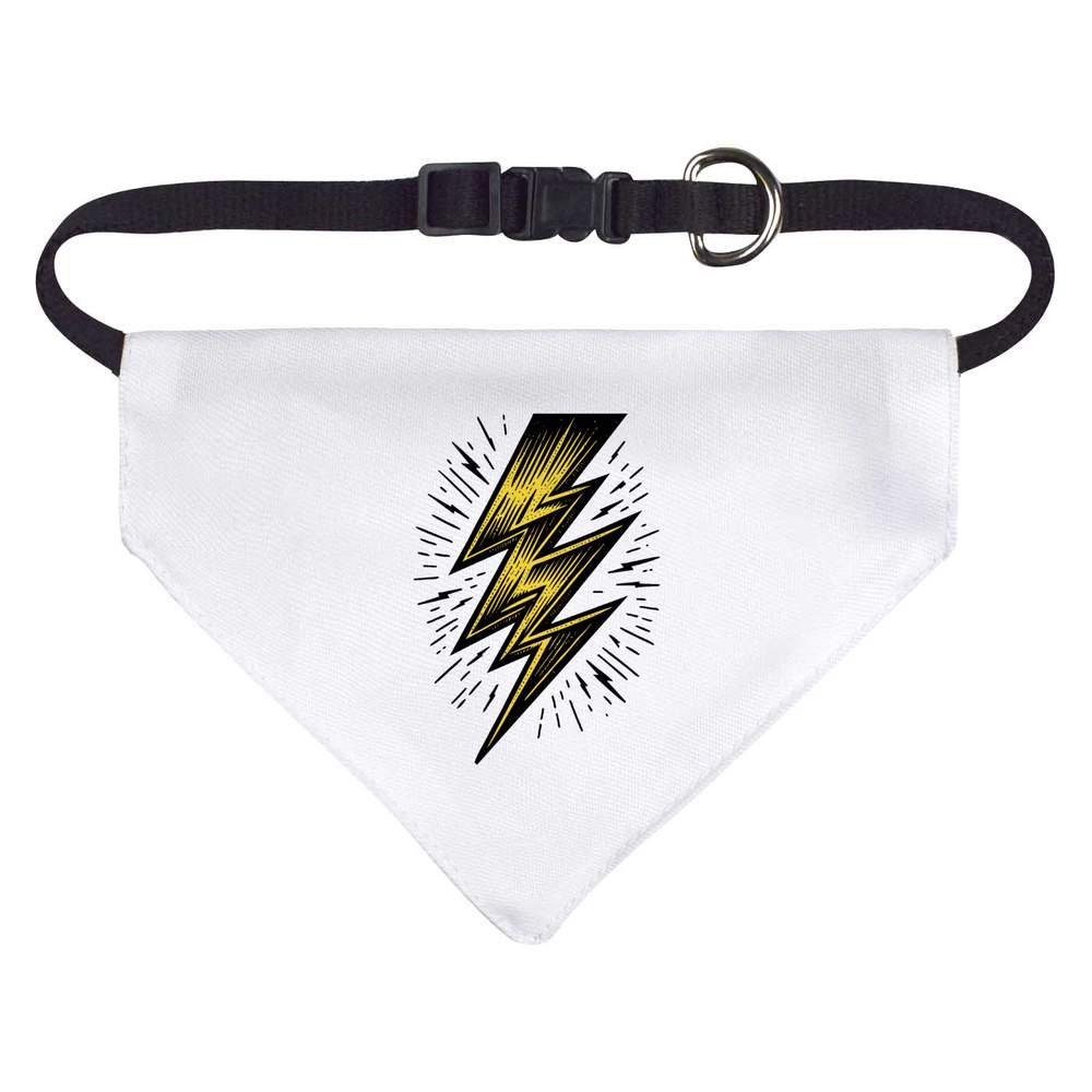 'Lightning Bolt' Dog / Cat / Pet Bandana (PD049678)