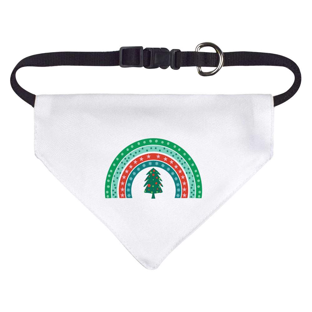 'Christmas Rainbow' Dog / Cat / Pet Bandana (PD050751)