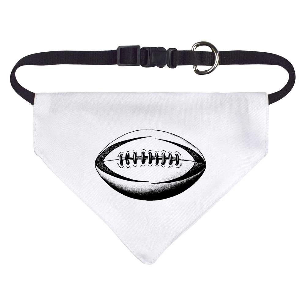 'Rugby Ball' Dog / Cat / Pet Bandana (PD051036)