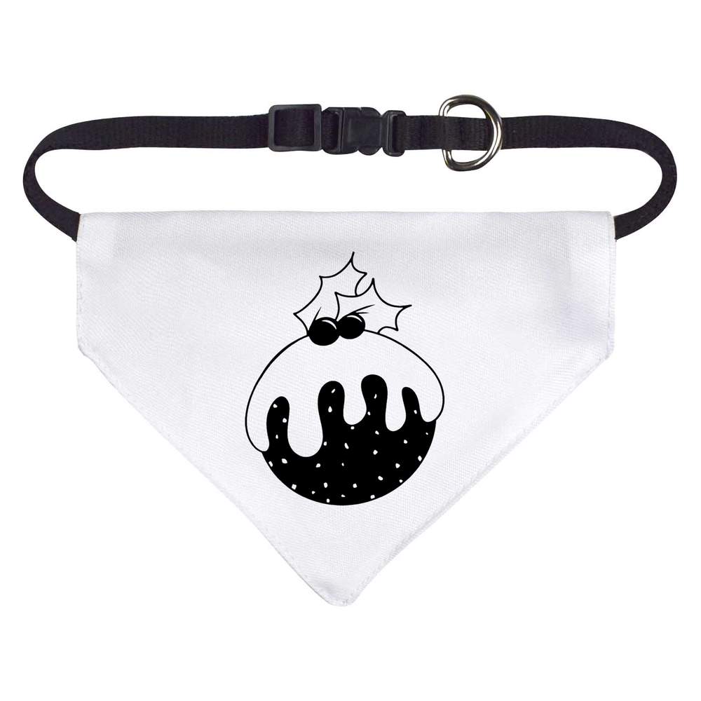'Christmas Pudding' Dog / Cat / Pet Bandana (PD051151)