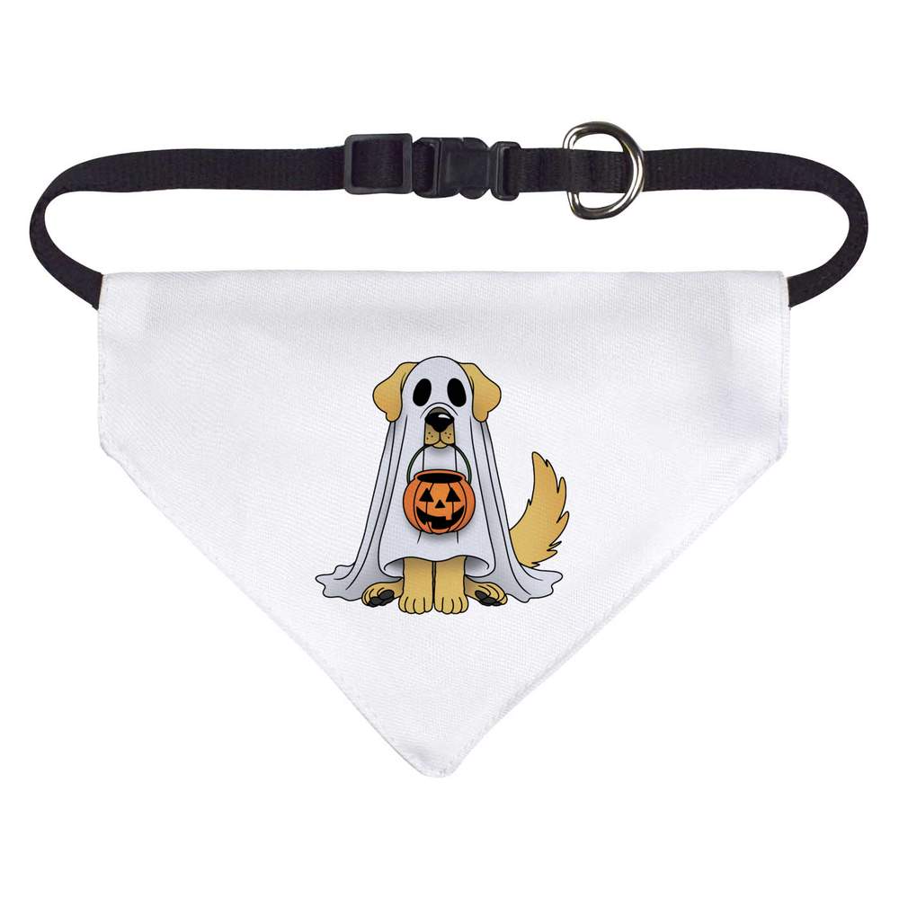 'Halloween Ghost Dog' Dog / Cat / Pet Bandana (PD051742)