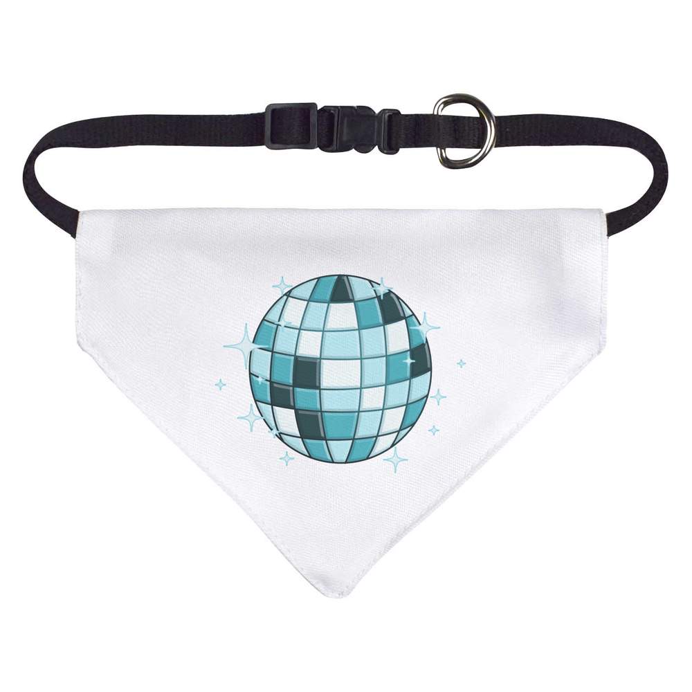Small 'Sparkling Disco Ball' Dog / Cat / Pet Bandana (PD00061765)