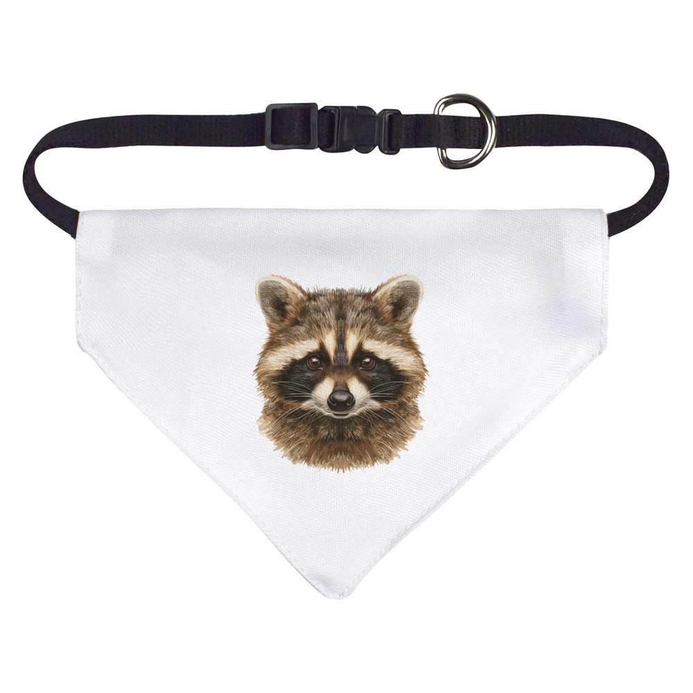 'Raccoon Portrait' Dog / Cat / Pet Bandana (PD053440)