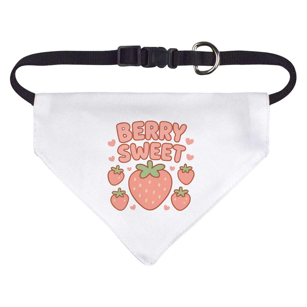 'Berry Sweet Strawberries' Dog / Cat / Pet Bandana (PD054759)