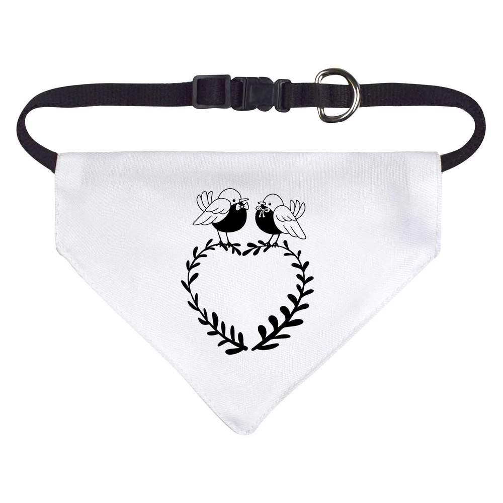 'Robins in Love' Dog / Cat / Pet Bandana (PD055010)