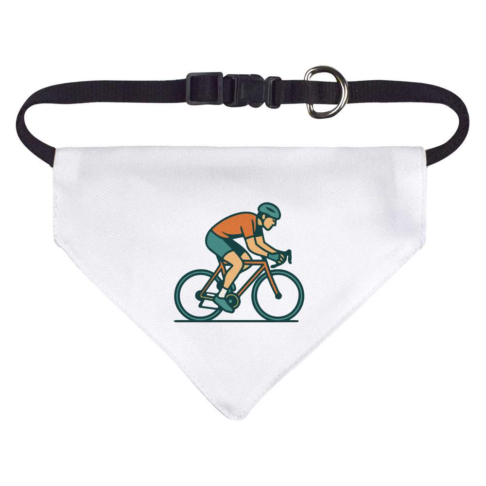 'Cycling Man' Dog / Cat / Pet Bandana (PD055303)