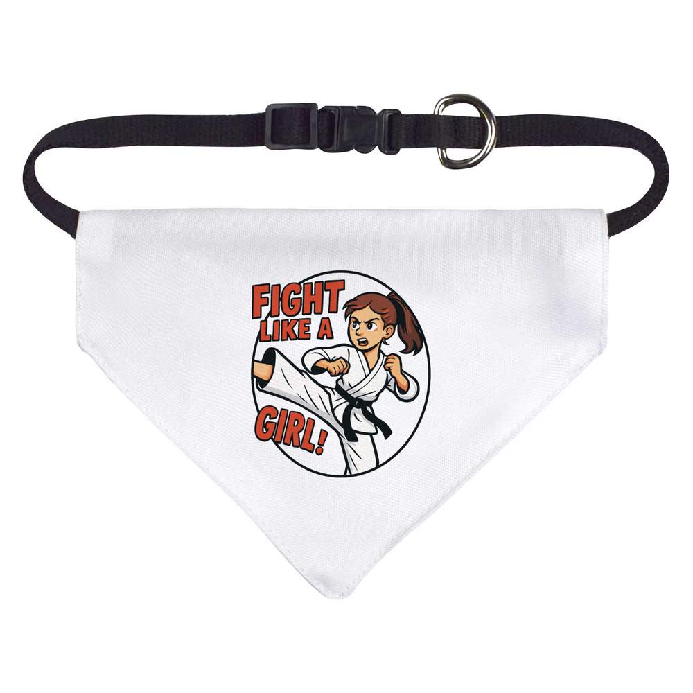 'Fight Like a Girl' Dog / Cat / Pet Bandana (PD055689)