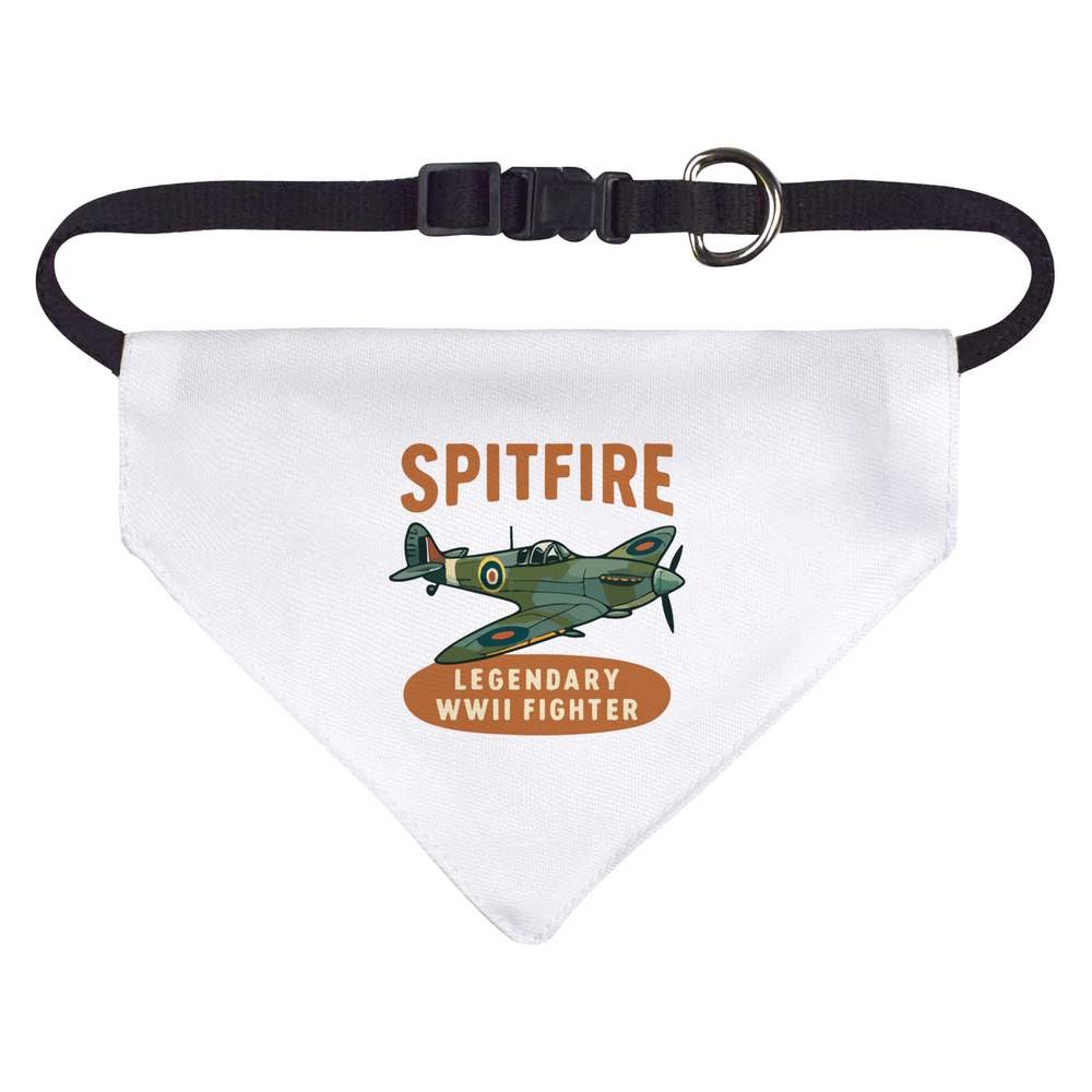 'Spitfire Legendary WW2 Fighter' Dog / Cat / Pet Bandana (PD056050)