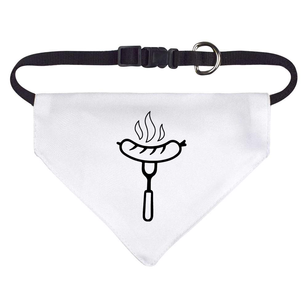 'Cooked BBQ Sausage' Dog / Cat / Pet Bandana (PD056188)
