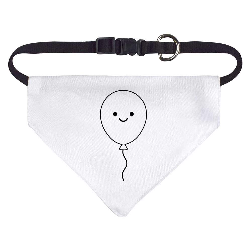 'Happy Balloon Outline' Dog / Cat / Pet Bandana (PD056491)