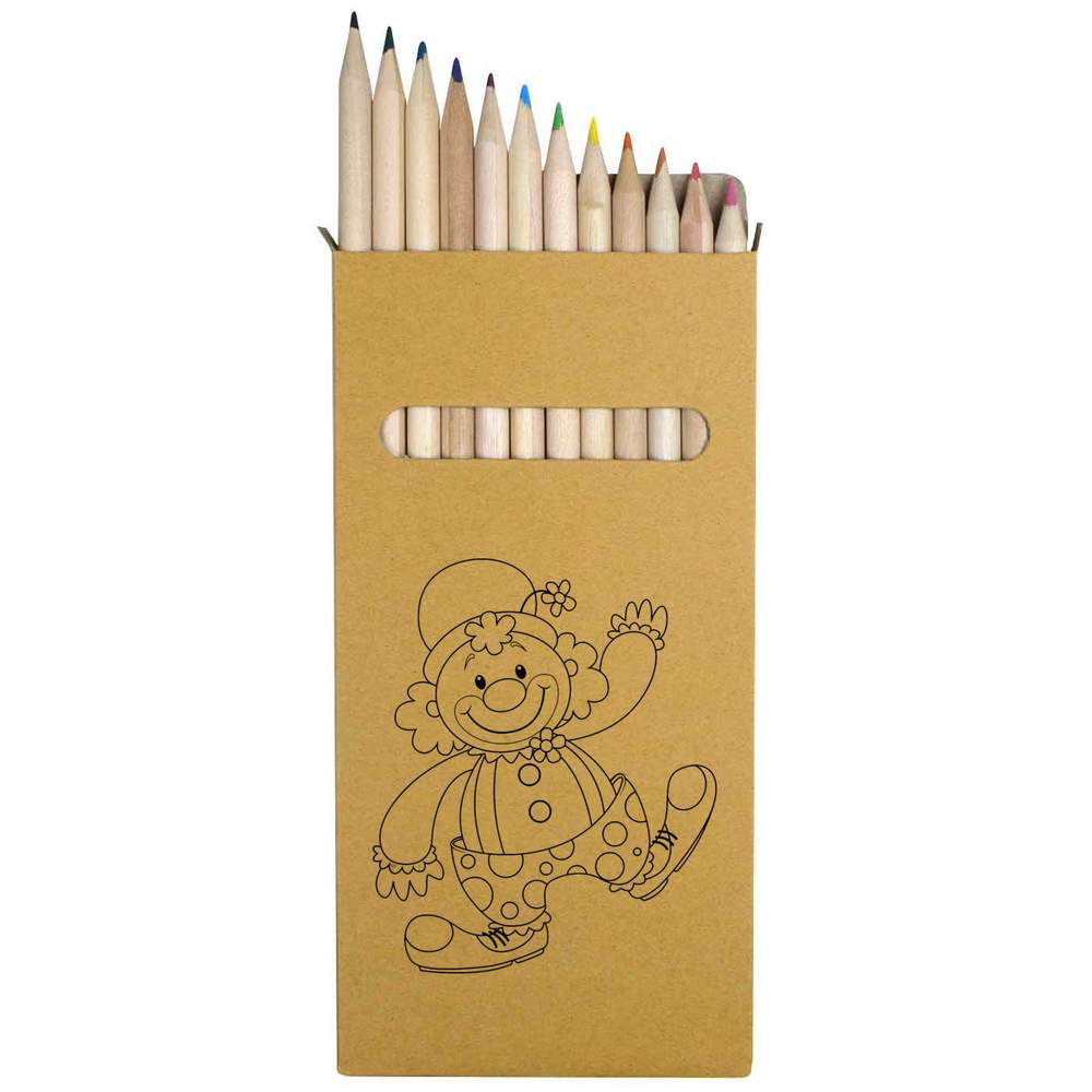 Max 42 OFF 'Dancing Clown' Coloured Sets Pencil PE011162