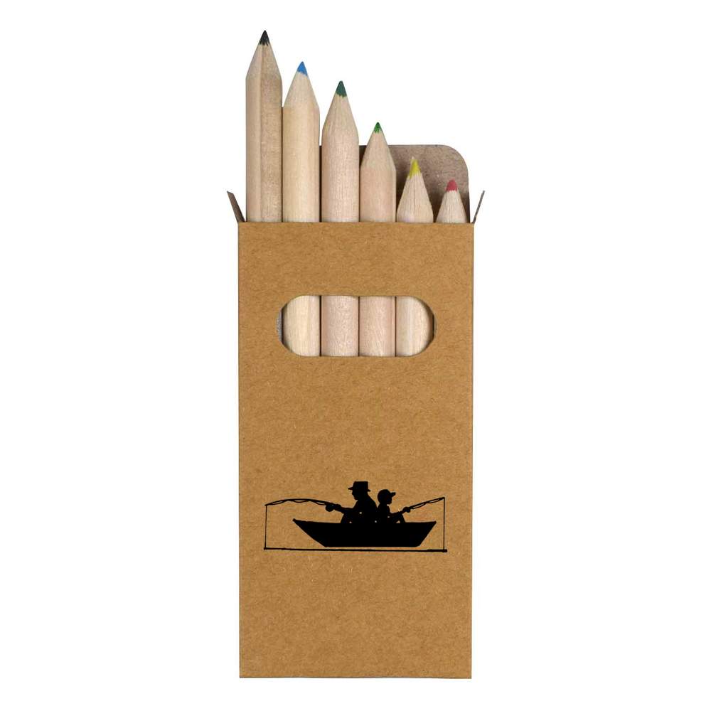 'Father Son Fishing' 速くおよび自由な Coloured Pencil PE027482 【74%OFF!】 Sets