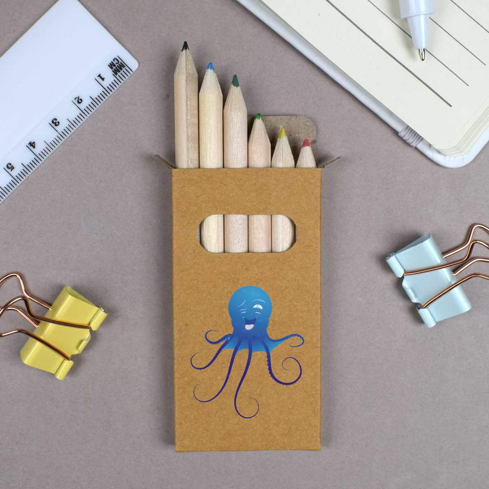 'Wacky Octopus' Coloured Pencils Set (PE028241) | eBay