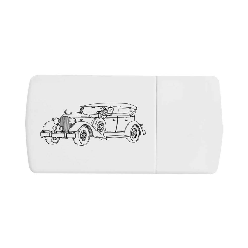 'Vintage Car' Pill Box with Tablet Splitter (PI00003710)