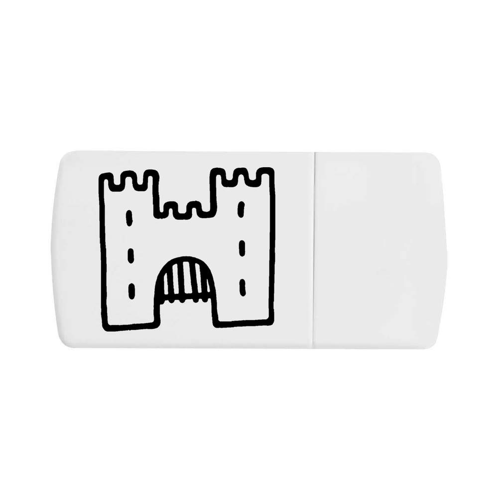 'Castle' Pill Box with Tablet Splitter (PI00006465)