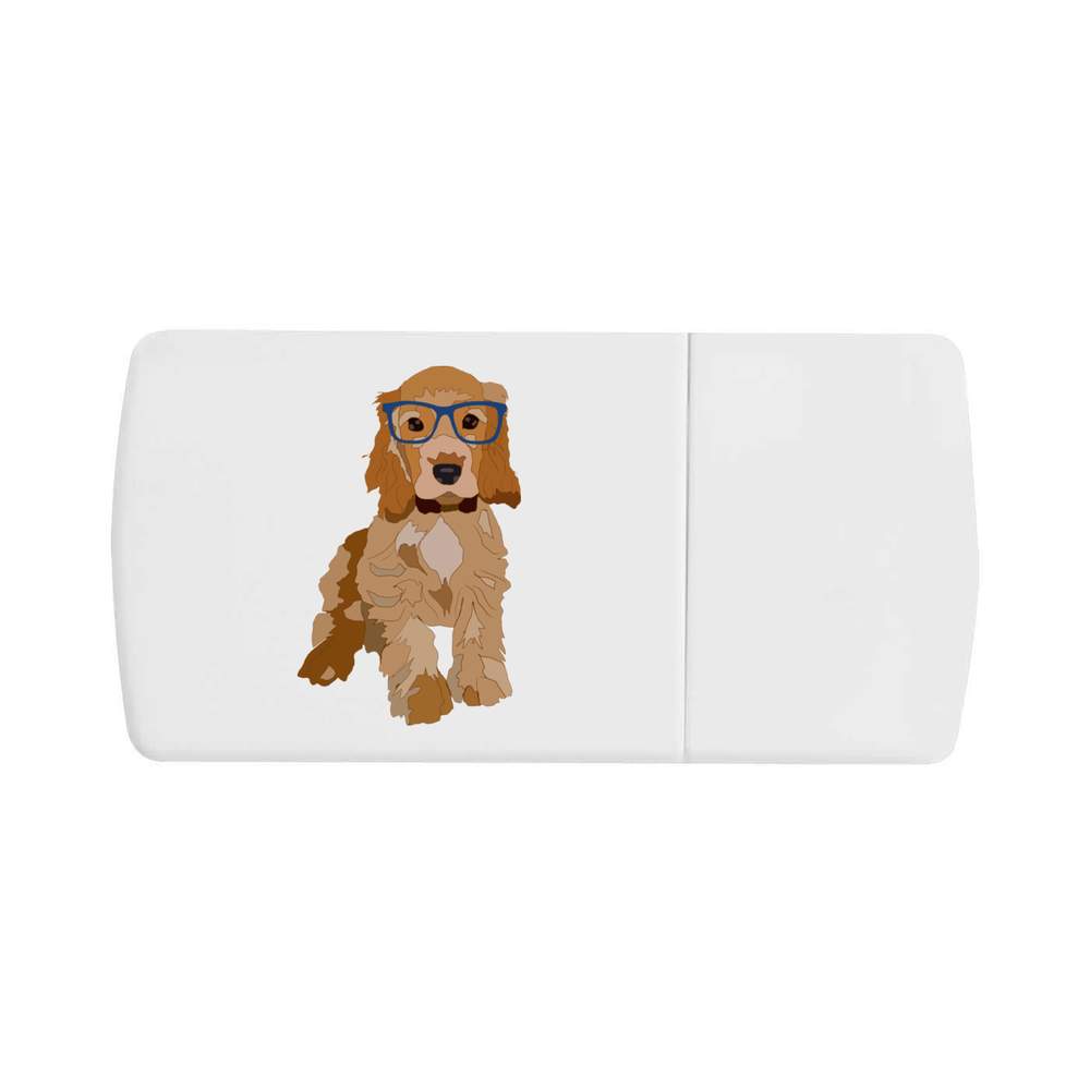 'Spaniel Puppy' Pill Box with Tablet Splitter (PI00011318)