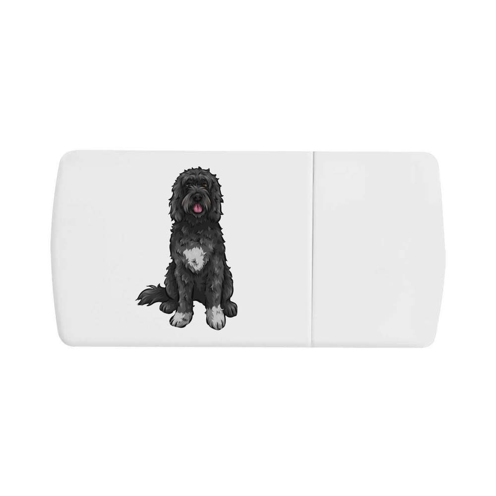 'Portugese Water Dog' Pill Box with Tablet Splitter (PI00014680)