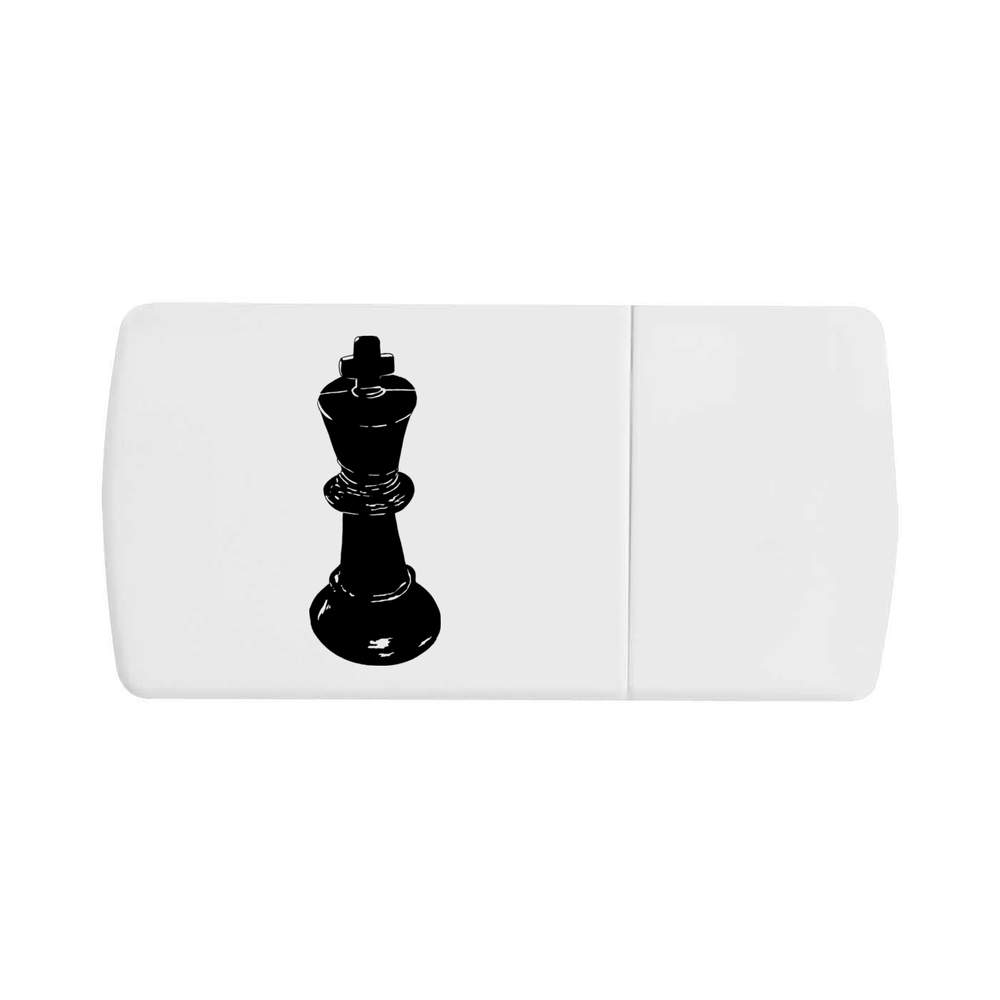 'King Chess Piece' Pill Box with Tablet Splitter (PI00016923)