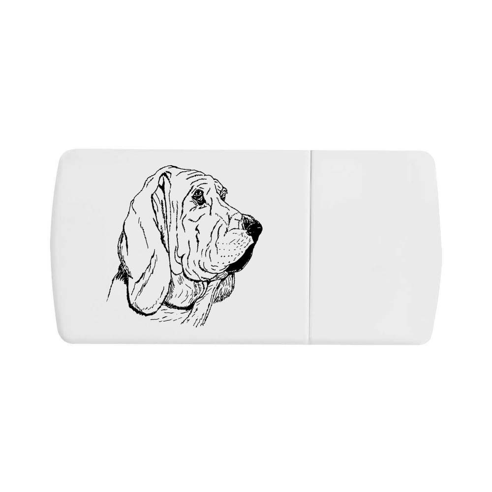 'Bloodhound Head' Pill Box with Tablet Splitter (PI00019574)
