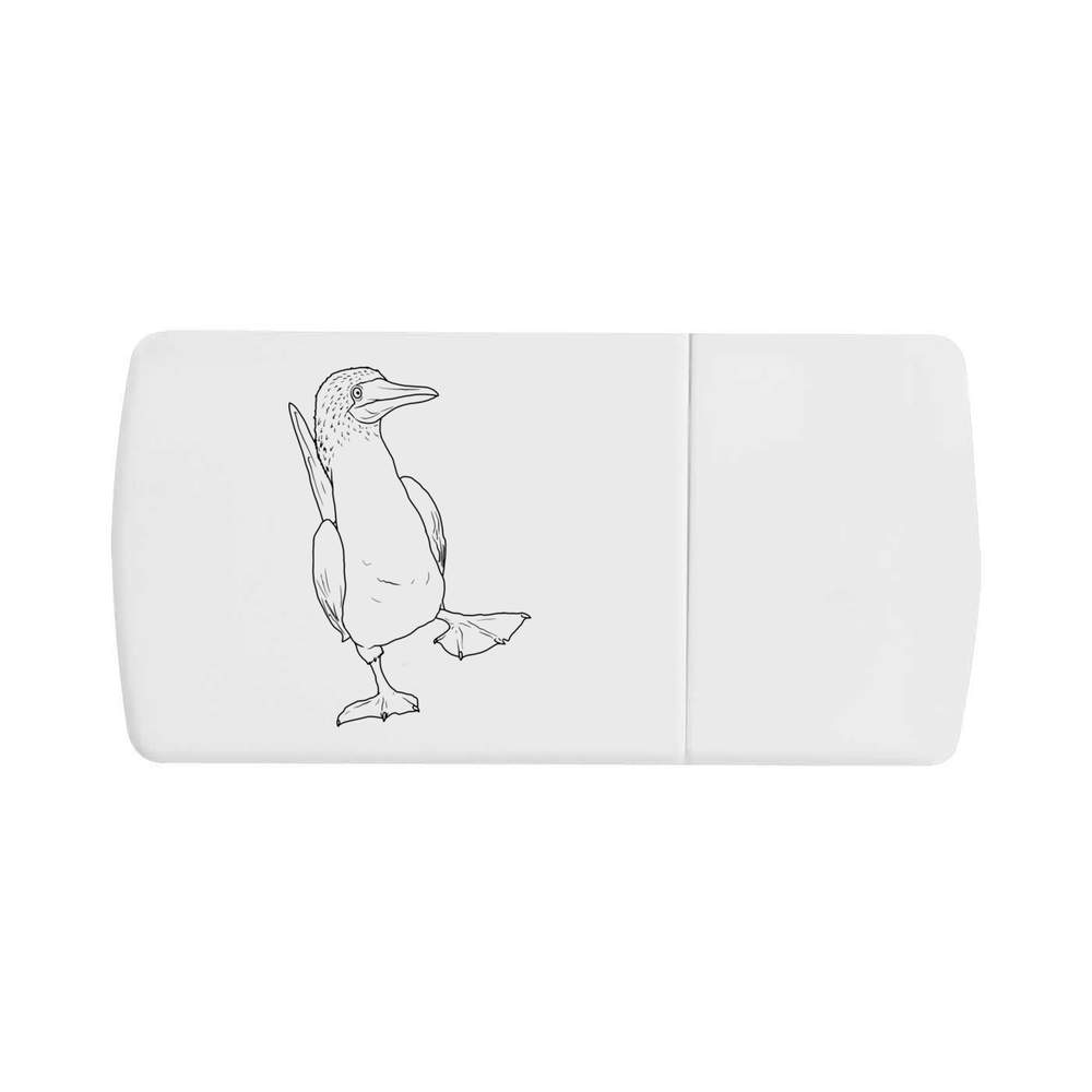 'Blue Footed Booby Bird' Pill Box with Tablet Splitter (PI00021185)