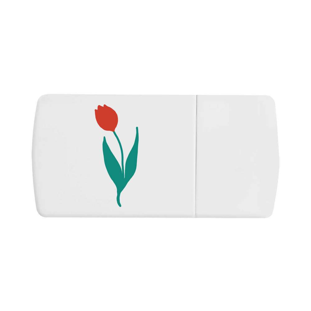 'A tulip' Pill Box with Tablet Splitter (PI00022508)