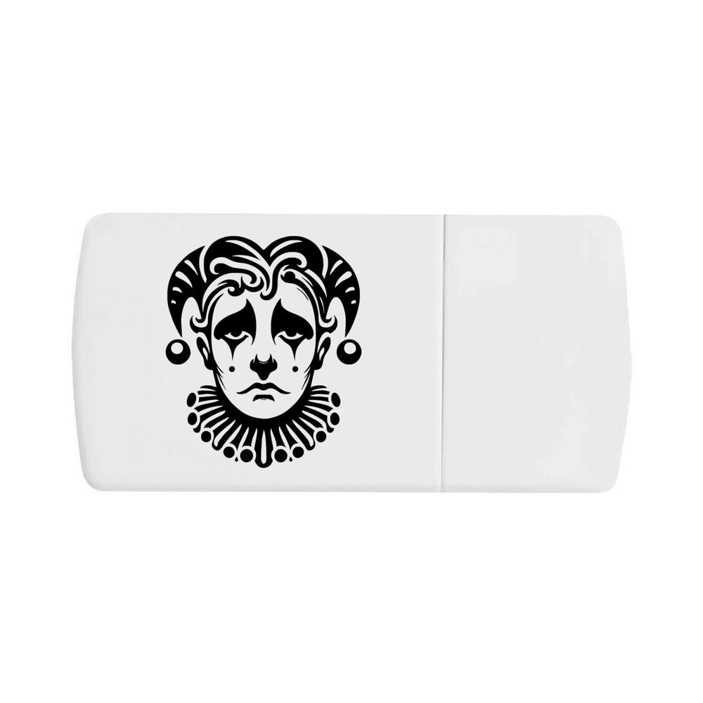 'Pierrot Face' Pill Box with Tablet Splitter (PI00029426)