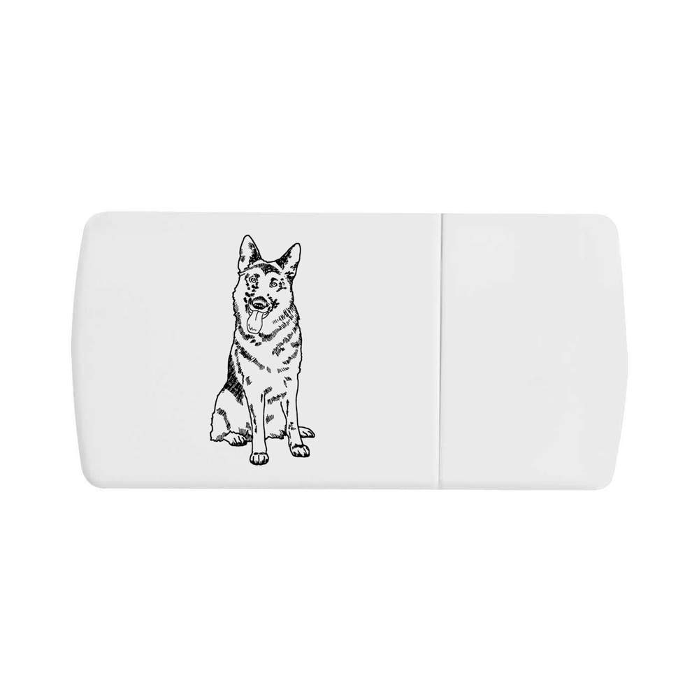 'German Shepherd Dog' Pill Box with Tablet Splitter (PI00030901)