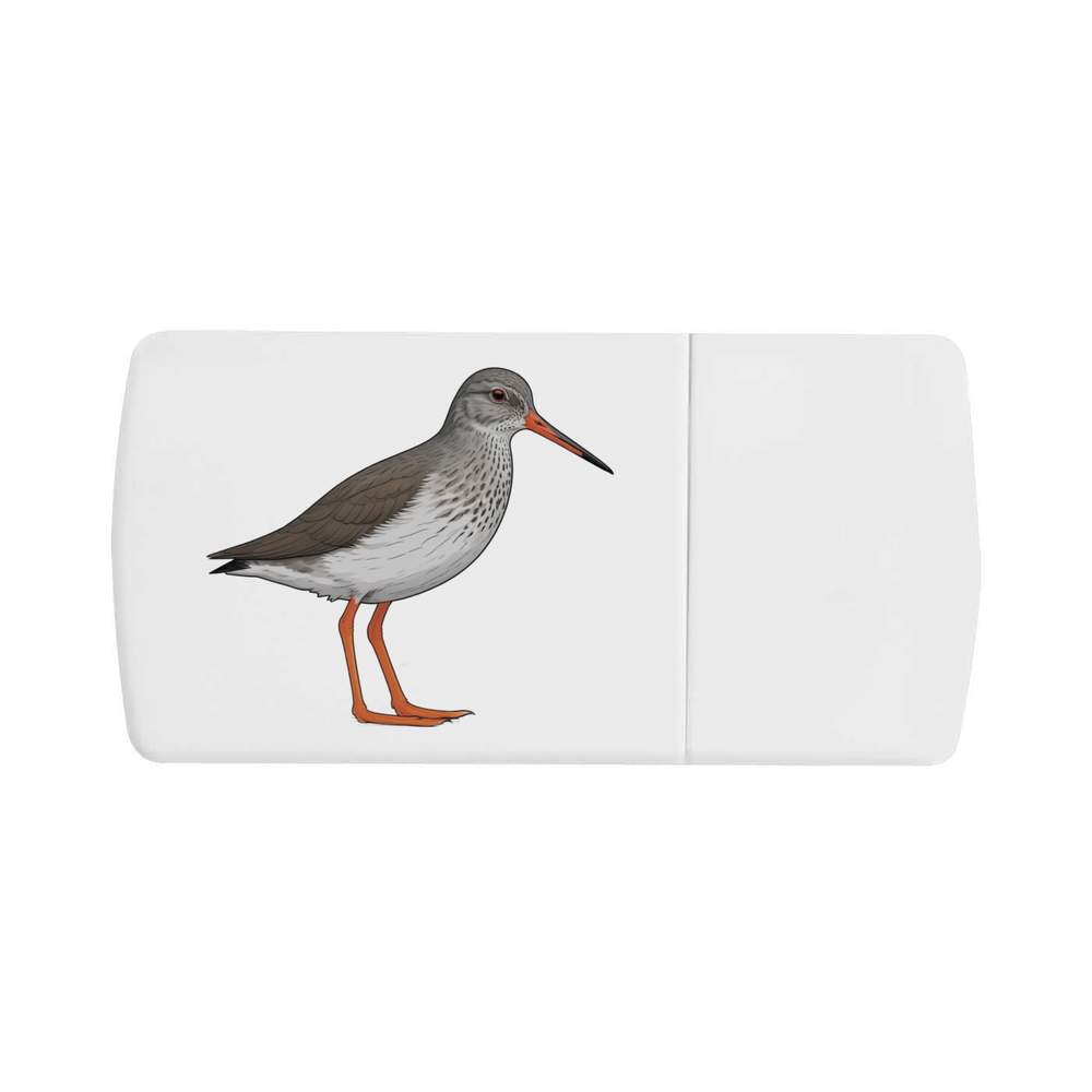 'Redshank Bird' Pill Box with Tablet Splitter (PI00030914)