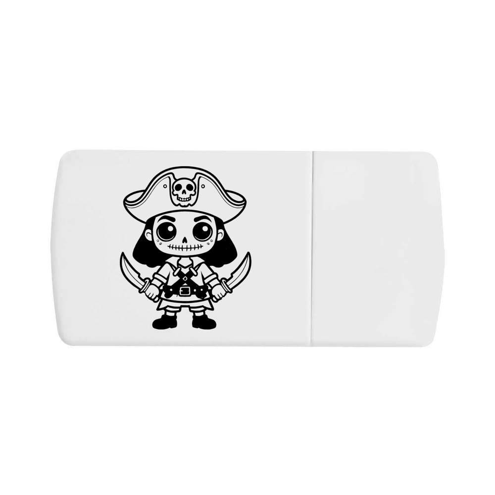 'Undead Pirate' Pill Box with Tablet Splitter (PI00031363)