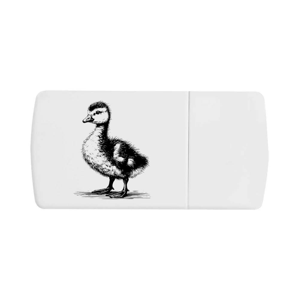'Fluffy Baby Goose' Pill Box with Tablet Splitter (PI00032320)
