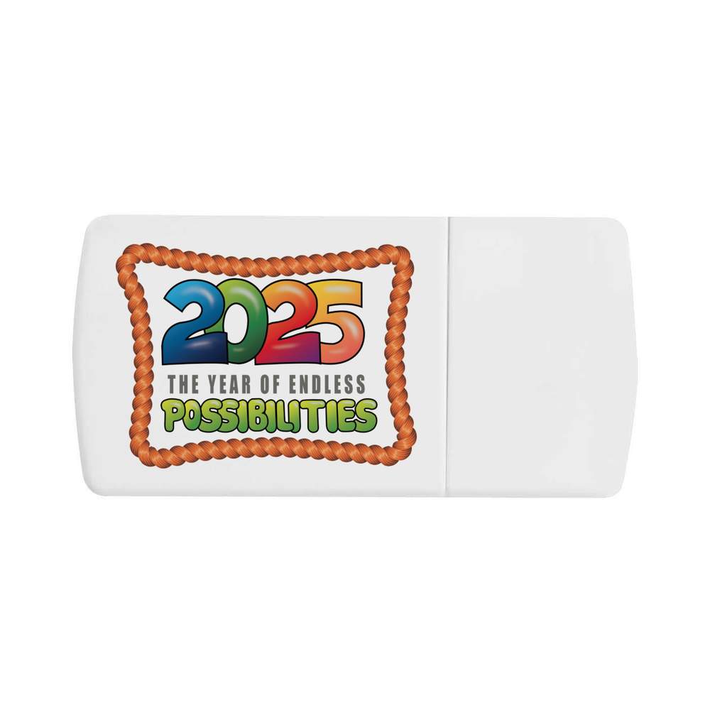 'The Bright Horizons of 2025' Pill Box with Tablet Splitter (PI00032512)