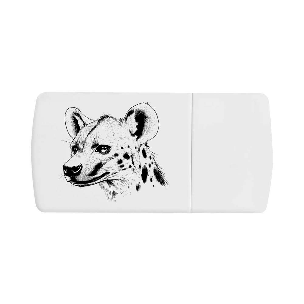 'Hyena Side View' Pill Box with Tablet Splitter (PI00033179)