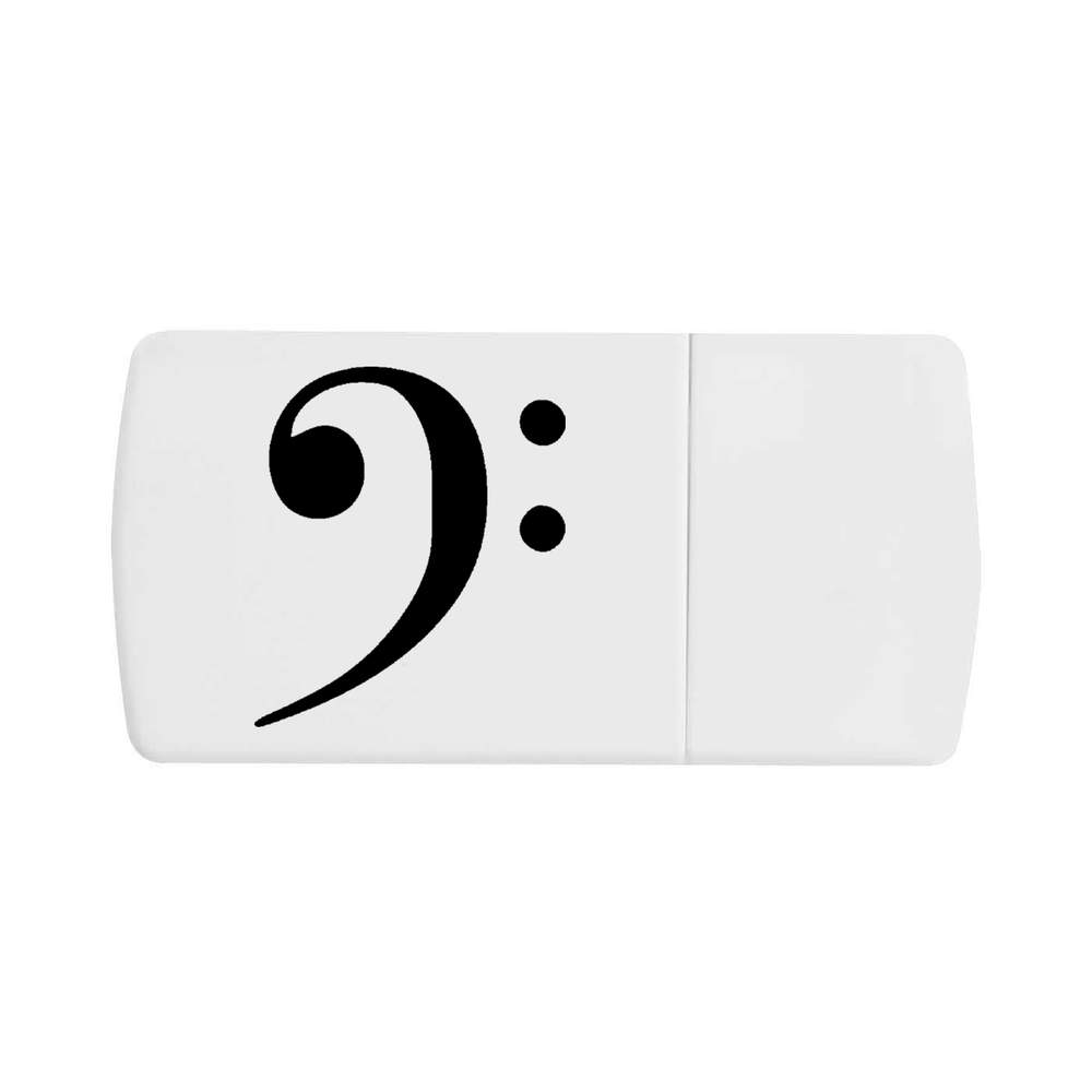 'Bass Clef' Pill Box with Tablet Splitter (PI00033665)