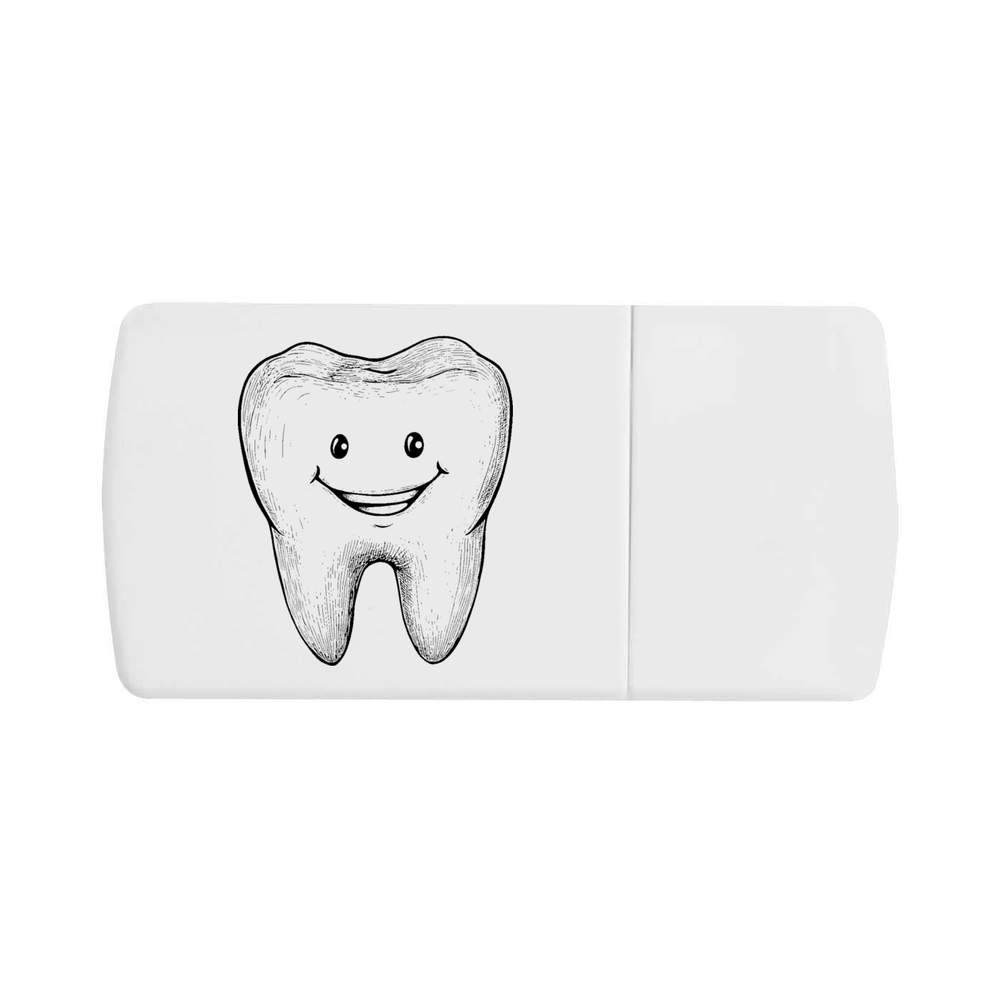 'Smiling Tooth' Pill Box with Tablet Splitter (PI00034055)