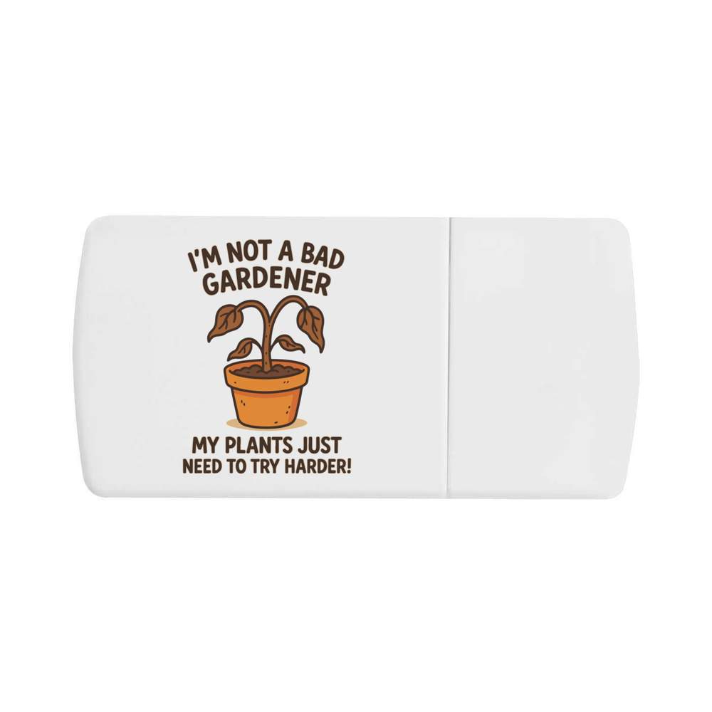 'Im Not a Bad Gardener' Pill Box with Tablet Splitter (PI00035233)