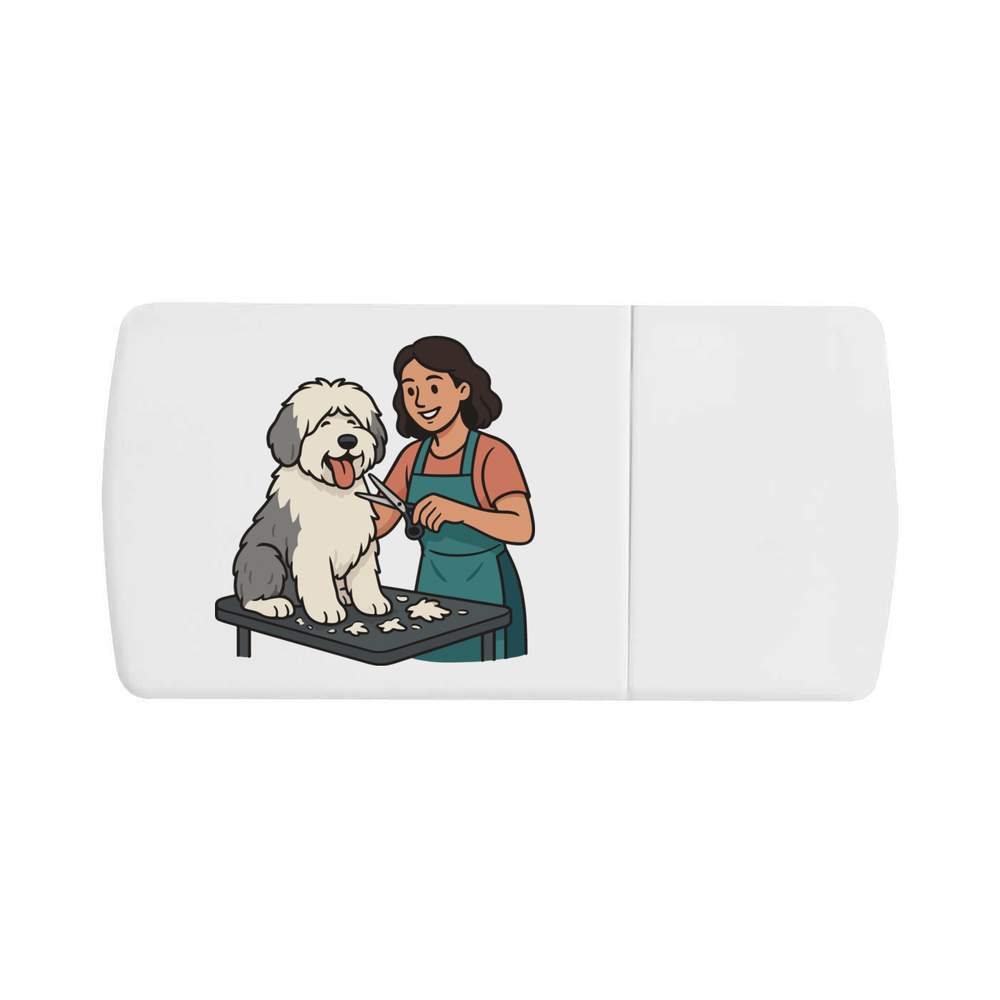 'Dog Groomer' Pill Box with Tablet Splitter (PI00037015)