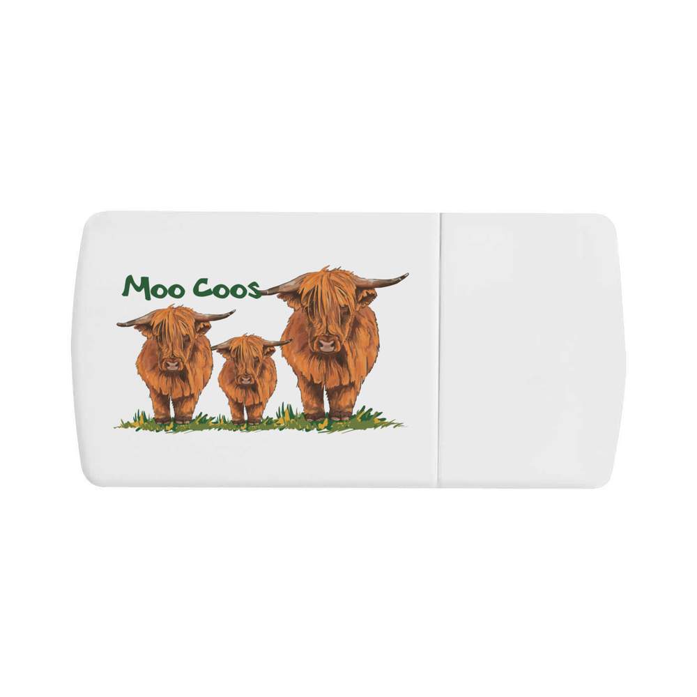 'Moo Coos' Pill Box with Tablet Splitter (PI00038073)