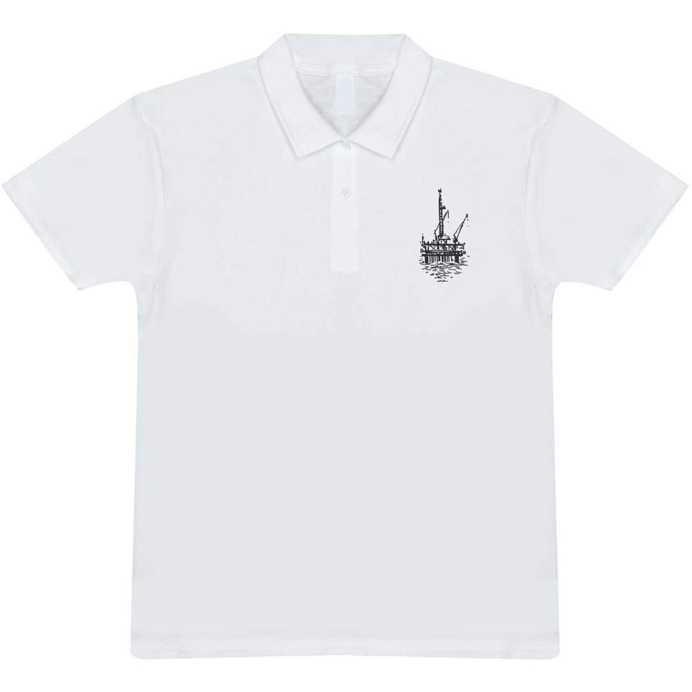'Oil Rig' Adult Polo Shirt / T-Shirt (PL025732) - Picture 7 of 8