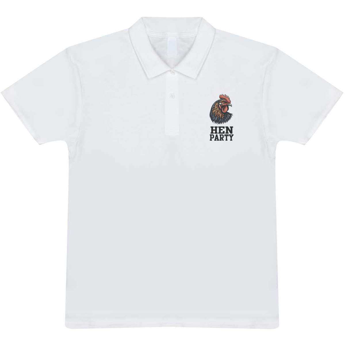 'Hen Party' Adult Polo Shirt / T-Shirt (PL048779)