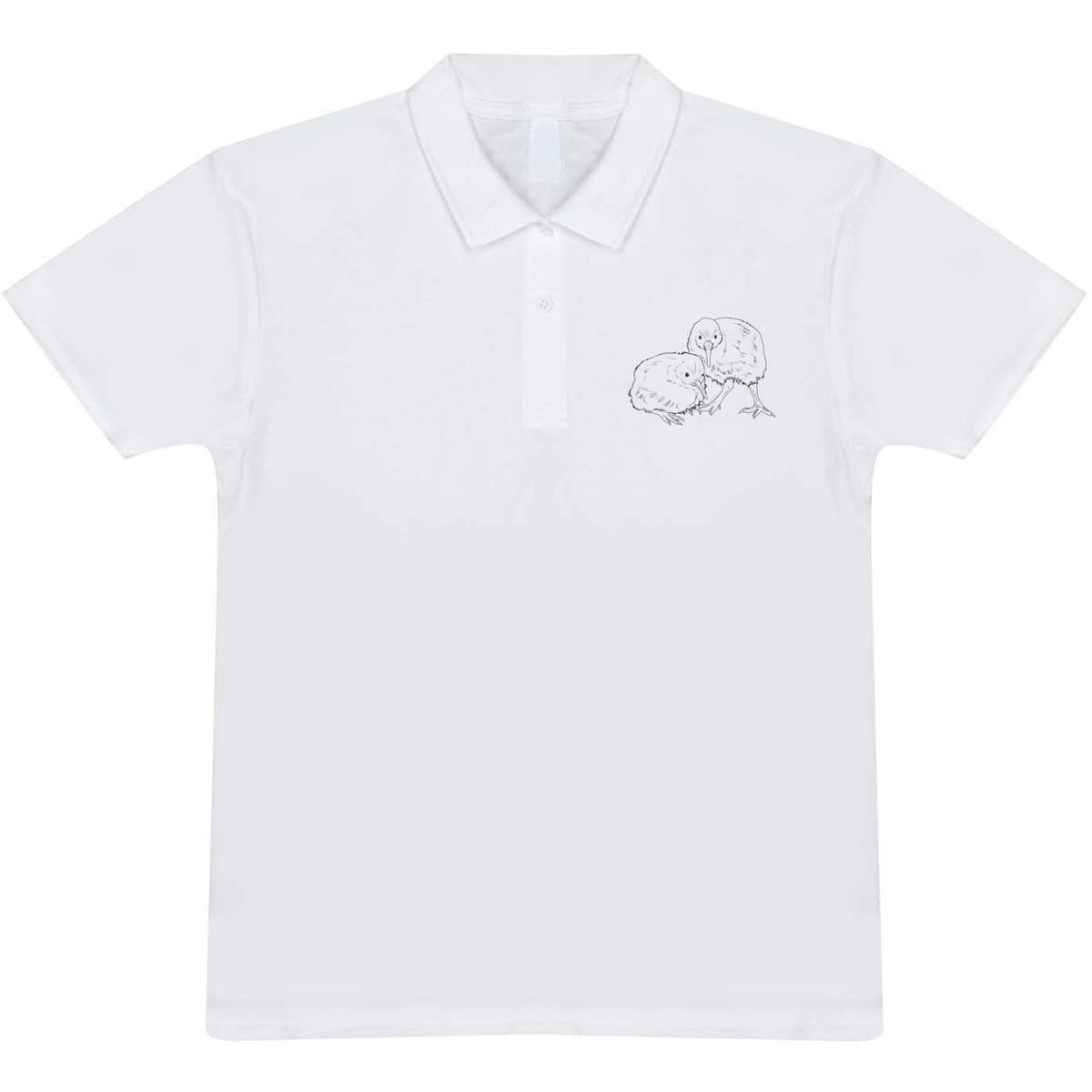 'Kiwi Birds' Adult Polo Shirt / T-Shirt (PL050827)