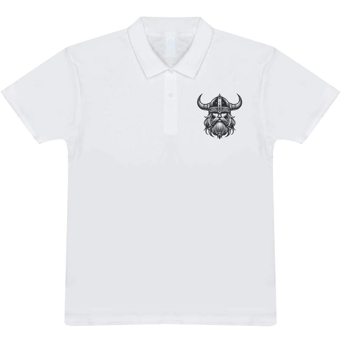 'Viking Head' Adult Polo Shirt / T-Shirt (PL053814)