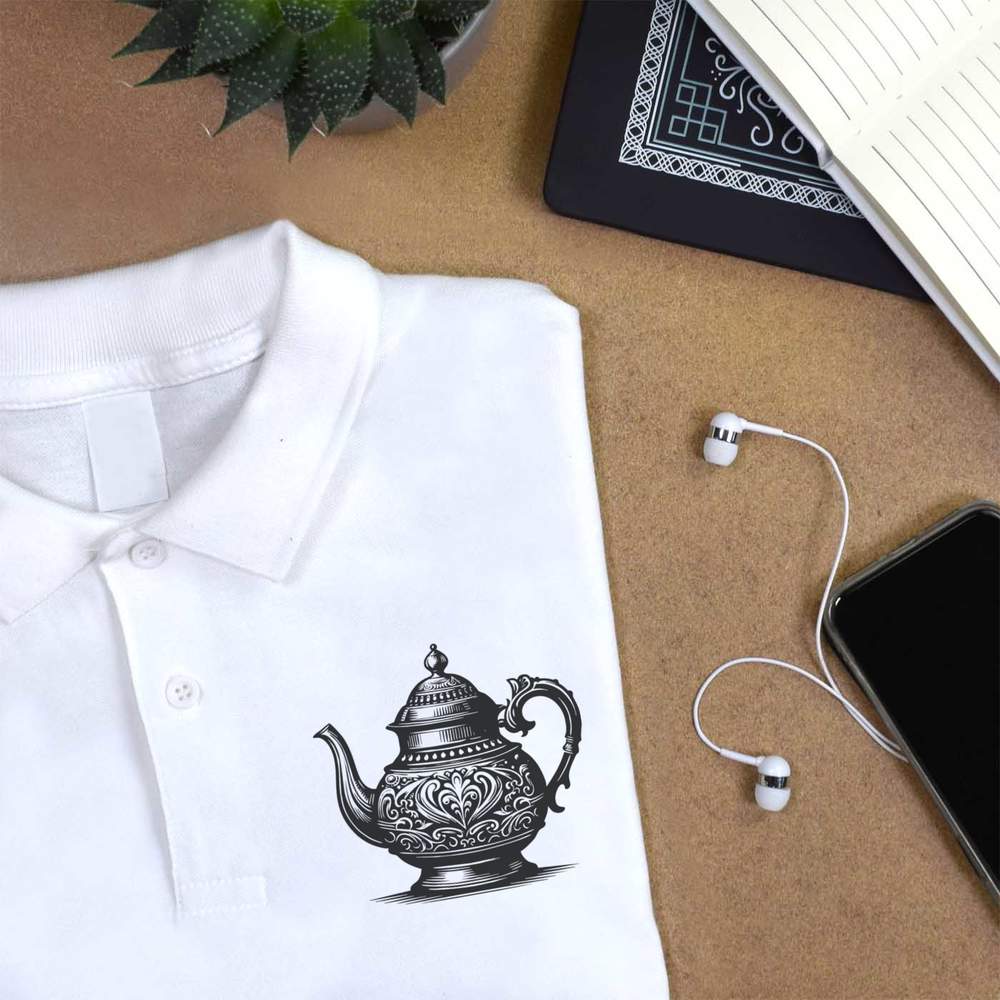 'Fancy Teapot' Adult Polo Shirt / T-Shirt (PL052635) - Bild 6 von 6