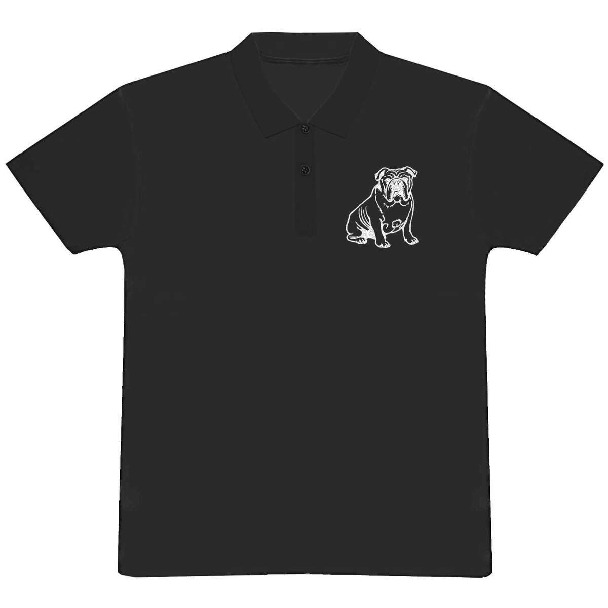 'English Bulldog' Adult Polo Shirt / T-Shirt (PL019503)