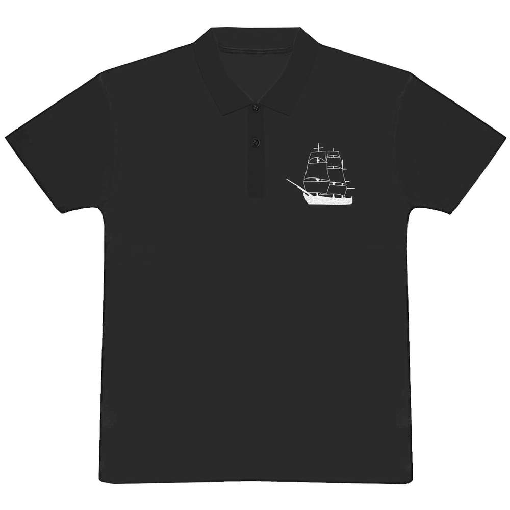 'Sailing Ship' Adult Polo Shirt / T-Shirt (PL022868)